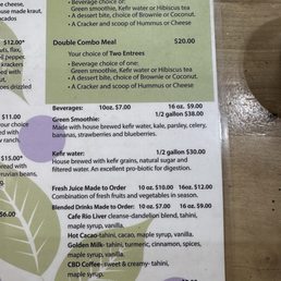 Menu- their combos and their drinks Menu- their combos and their drinks