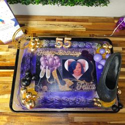 Wine & Cake Hobbies - Finished cake using items purchased from Wine & Cake Hobbies