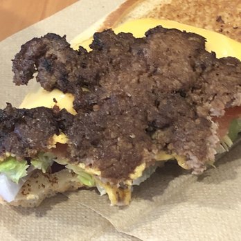 Culver's - Supposed to be the deluxe burger!!  Does that look deluxe? - Burgers Near Me - Largo, Florida