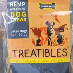 Thomas Hall CBD - Large Pumpkin Hard Chews (45 ct) - Canine Organic Full Spectrum Hemp Oil Chews for pets over 40lbs