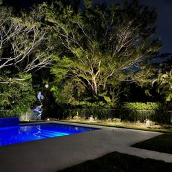 Recent picture from an outdoor lighting installation. Call 561-449-4821 for a FREE CONSULTATION!