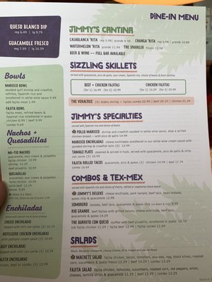 Menu photo 2 Jimmy Changas League City, TX Menu photo 2 Jimmy Changas League City, TX