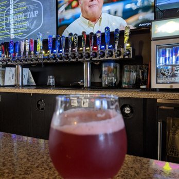 Main Tap Tavern - a glass of beer on the bar - Sports Bars Near Me - El Cajon, California