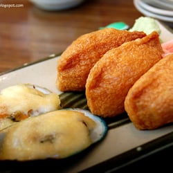 Udon + inari combo (#8) $7.85