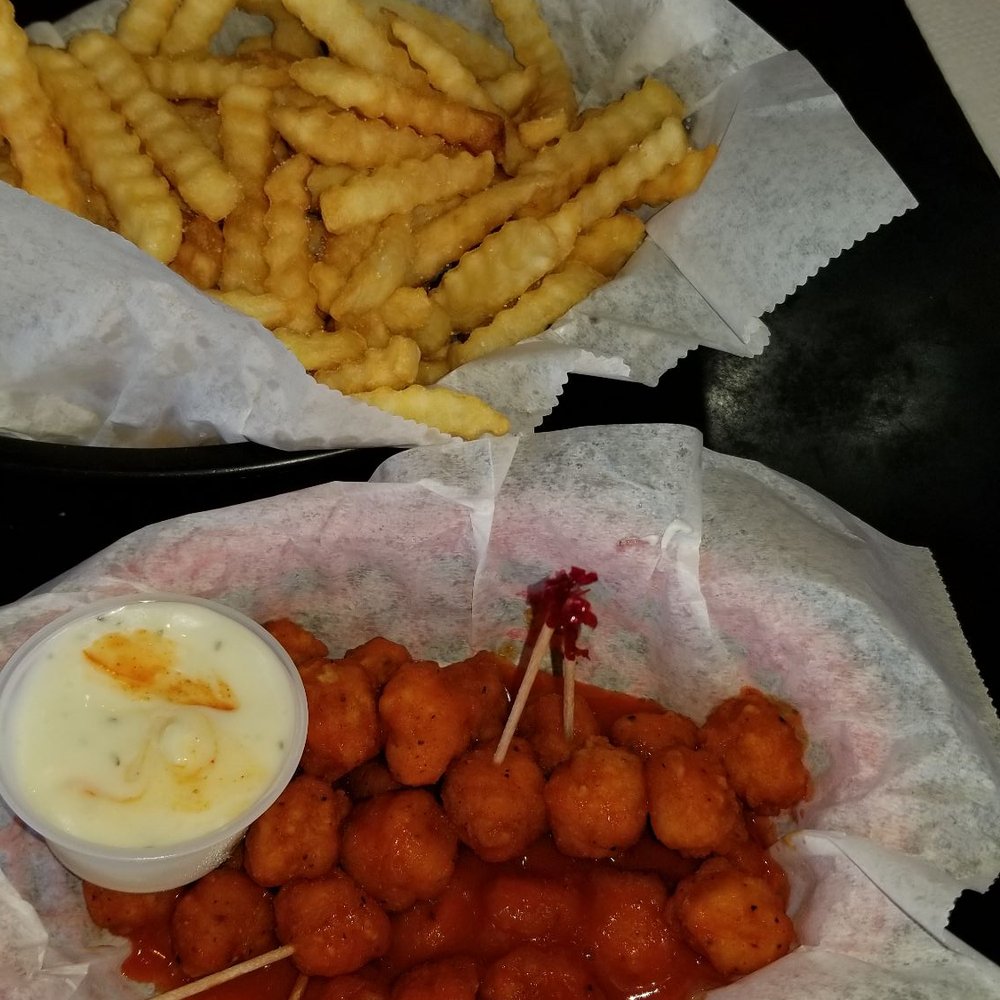 Blue Moon Bar and Grill - Buffalo chicken bites and fries - Burgers Near Me - Madison, Wisconsin