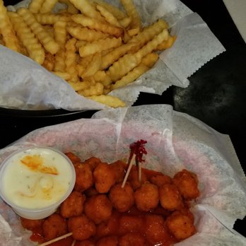 Blue Moon Bar and Grill - Buffalo chicken bites and fries - Burgers Near Me - Madison, Wisconsin