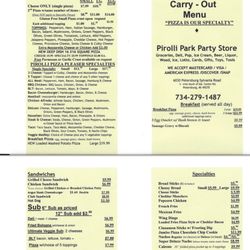 Pirolli Park Party Store