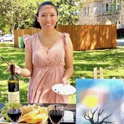 Paint & Sip Sonoma - This is Michelle, your art & oil painting instructor.