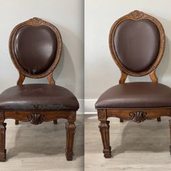 The Leather Labs - New life for dining chairs :)
