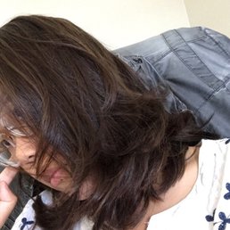 The hair color at regular home lighting. The hair color at regular home lighting.