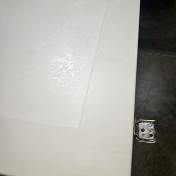 KZ Kitchen Cabinet & Stone - Some type of scuff. They said it is in perfect condition when they deliver. Bull. - Cabinetry Near Me - Hayward, California
