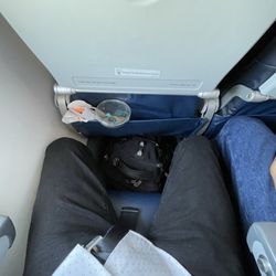 United Airlines - "Extra leg room"