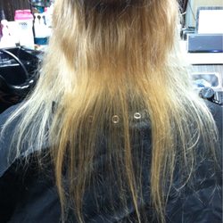 The Hair Therapist - Before itip extensions