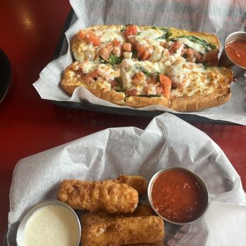 Pizza Vino - Baked Bruschetta and Mozzarella Sticks - Pizza Near Me - High Point, North Carolina