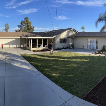 Tony's Landscape - Concrete turf and planting - Landscaping Near Me - Rialto, California