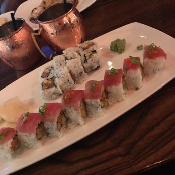 Kona Grill - Baltimore - Voodoo Roll & Spicy Salmon Roll. - New American Near Me - Baltimore, Maryland Kona Grill - Baltimore - Voodoo Roll & Spicy Salmon Roll. - New American Near Me - Baltimore, Maryland