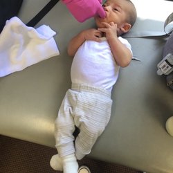 OC Lactation Station - Megan checking his tongue movement and sucking motions after his procedure. We also did weighted feeds.
