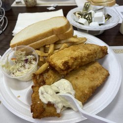 Knights of Columbus Holy Trinity Council 4400 - Three piece Cod. Served hot and crisp. Fish remains moist, not heavy in oil.