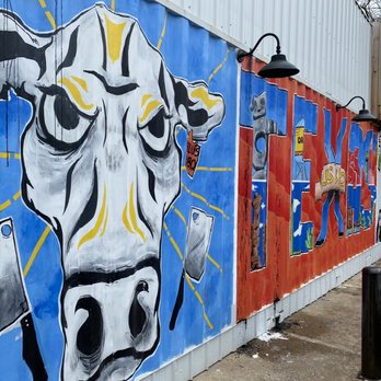 Blu's Barbeque & BBQ Catering - Outside murals. - Barbeque Near Me - Dallas, Texas Blu's Barbeque & BBQ Catering - Outside murals. - Barbeque Near Me - Dallas, Texas