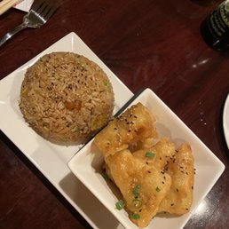 Orange Tofu w/ fried rice