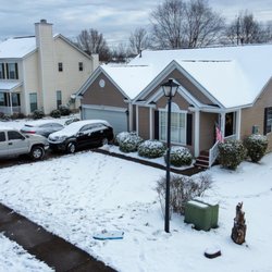 Aerial Perspective Drone Photography - Had some fun during our recent snow event here I. Lexington.