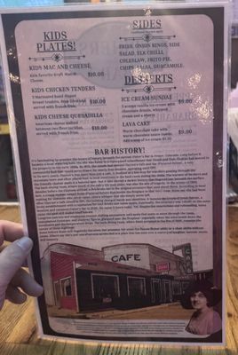 Menu photo 2 Fisher’s Bar Fraser, CO