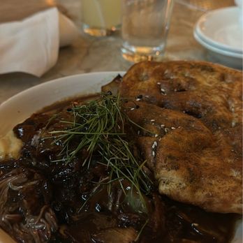 Aba - Picture is of the Short Rib Hummus. - Mediterranean Near Me - Chicago, Illinois