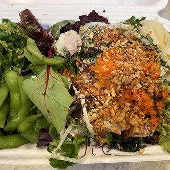 Hashtag Poki - Regular Poke Bowl with Salmon, Albacore, and Shrimp - Poke Near Me - Berkeley, California