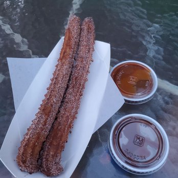Churro Co - Traditional churros with cajeta and chocolate sauce - Desserts Near Me - Austin, Texas