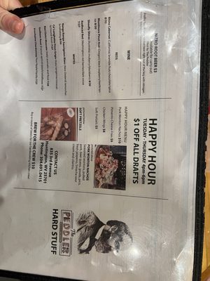 Menu photo 2 The Peddler Huntington, WV Menu photo 2 The Peddler Huntington, WV