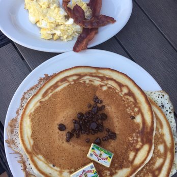 Night & Day Cafe - The Pancake Special with added chocolate chips. - Beer Bar Near Me - Coronado, California Night & Day Cafe - The Pancake Special with added chocolate chips. - Beer Bar Near Me - Coronado, California