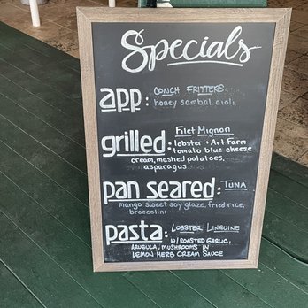 Duggan's Reef - Today's special - Seafood Near Me - Saint Croix, Virgin Islands