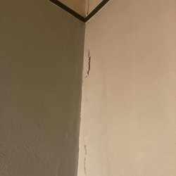 Some of the cracking on the walls