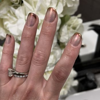 Luxx Nail Bar - Fall French Gel Manicure and Design... + 20% tip $80 - Nail Salons Near Me - Richardson, Texas Luxx Nail Bar - Fall French Gel Manicure and Design... + 20% tip $80 - Nail Salons Near Me - Richardson, Texas