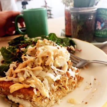 Kitchen Mouse Cafe - Tempeh Reuben (open faced sandwich) - Vegan Near Me - Los Angeles, California