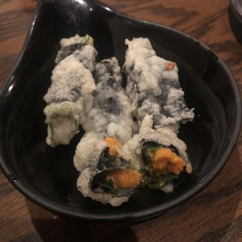Yakitori 39 - Uni (sea urchin) tempura - Japanese Near Me - Teaneck, New Jersey Yakitori 39 - Uni (sea urchin) tempura - Japanese Near Me - Teaneck, New Jersey