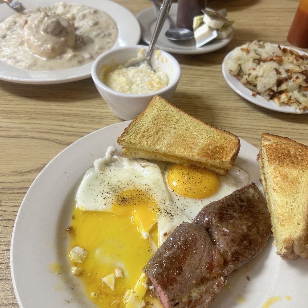 Aunt Judy's Diner - Steak and eggs med rare - American Near Me - Ashtabula, Ohio Aunt Judy's Diner - Steak and eggs med rare - American Near Me - Ashtabula, Ohio