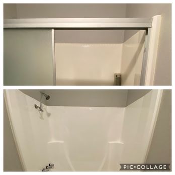 NuFinishPro of Riverside - No signs left of shower doors!!! - Refinishing Services Near Me - Riverside, California NuFinishPro of Riverside - No signs left of shower doors!!! - Refinishing Services Near Me - Riverside, California