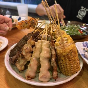 Carp Dori - Beef, chicken w/ cheese, and corn - Izakaya Near Me - Honolulu, Hawaii
