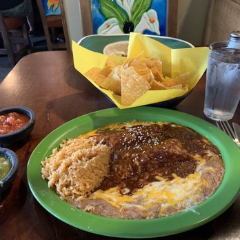 El Toro Viejo - Mole Enchilada ms and chips and salsa. - Mexican Near Me - Logan, Utah El Toro Viejo - Mole Enchilada ms and chips and salsa. - Mexican Near Me - Logan, Utah