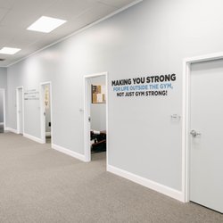 ChiroFitt - Backside of Fitness area and therapy room entrances at ChiroFitt in Carlisle, PA