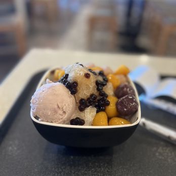 Meet Fresh - Icy Taro Ball Signature - Desserts Near Me - Cerritos, California Meet Fresh - Icy Taro Ball Signature - Desserts Near Me - Cerritos, California