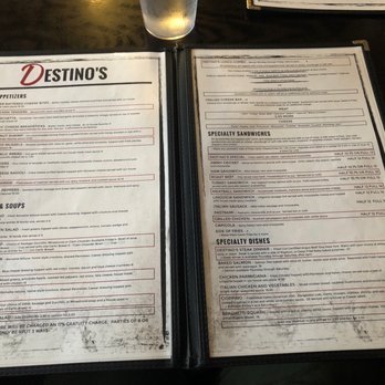 Destino's - Menu - Pizza Near Me - Merced, California Destino's - Menu - Pizza Near Me - Merced, California