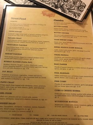 Menu photo 1 Masala Bistro & Bar Ashland, OR Menu photo 1 Masala Bistro & Bar Ashland, OR