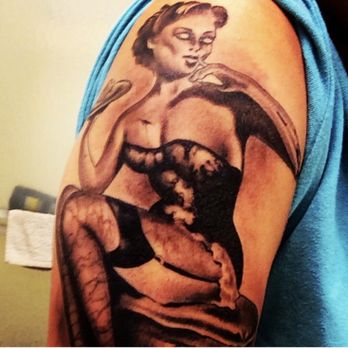 True Visions - Zombie Pinup Tattoo - Tattoo Near Me - Los Angeles, California