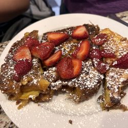Beverly Bakery & Cafe - Cream Brûlée French toast.