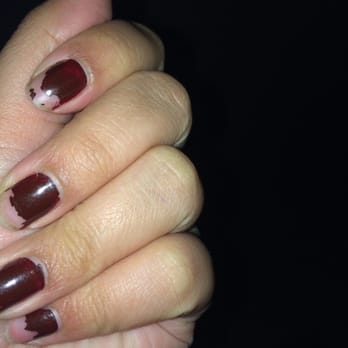 Express Nails - This is just TWO DAYS AFTER the I got my nails done!! RIDICULOUS!!! - Nail Salons Near Me - Riverside, California