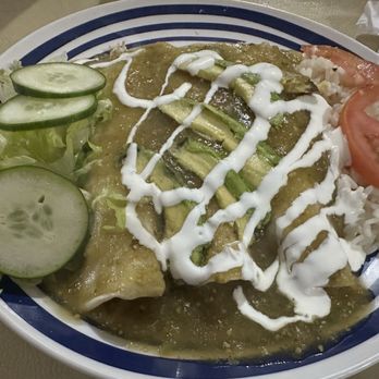 El Charco - Green Enchiladas - Mexican Near Me - Isla Mujeres, ROO