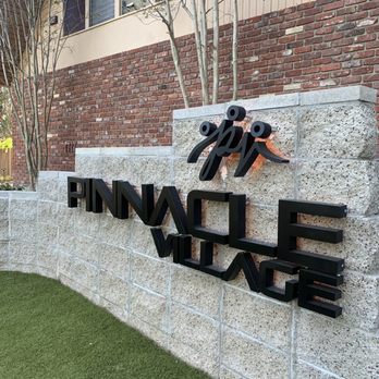 My Sign Design - Pinnacle Village Outdoor Signage - Backlit Logo - Printing Services Near Me - North Hollywood, California