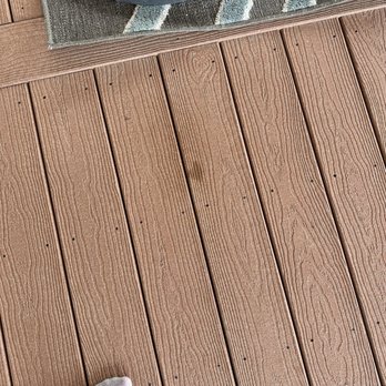 ElkStone Basements - Contractors put a leaking compressor on my deck which left oil stains - General Contractors Near Me - Englewood, Colorado ElkStone Basements - Contractors put a leaking compressor on my deck which left oil stains - General Contractors Near Me - Englewood, Colorado